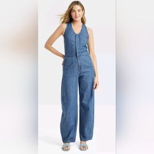Universal Thread Women's Classic Blue Overalls